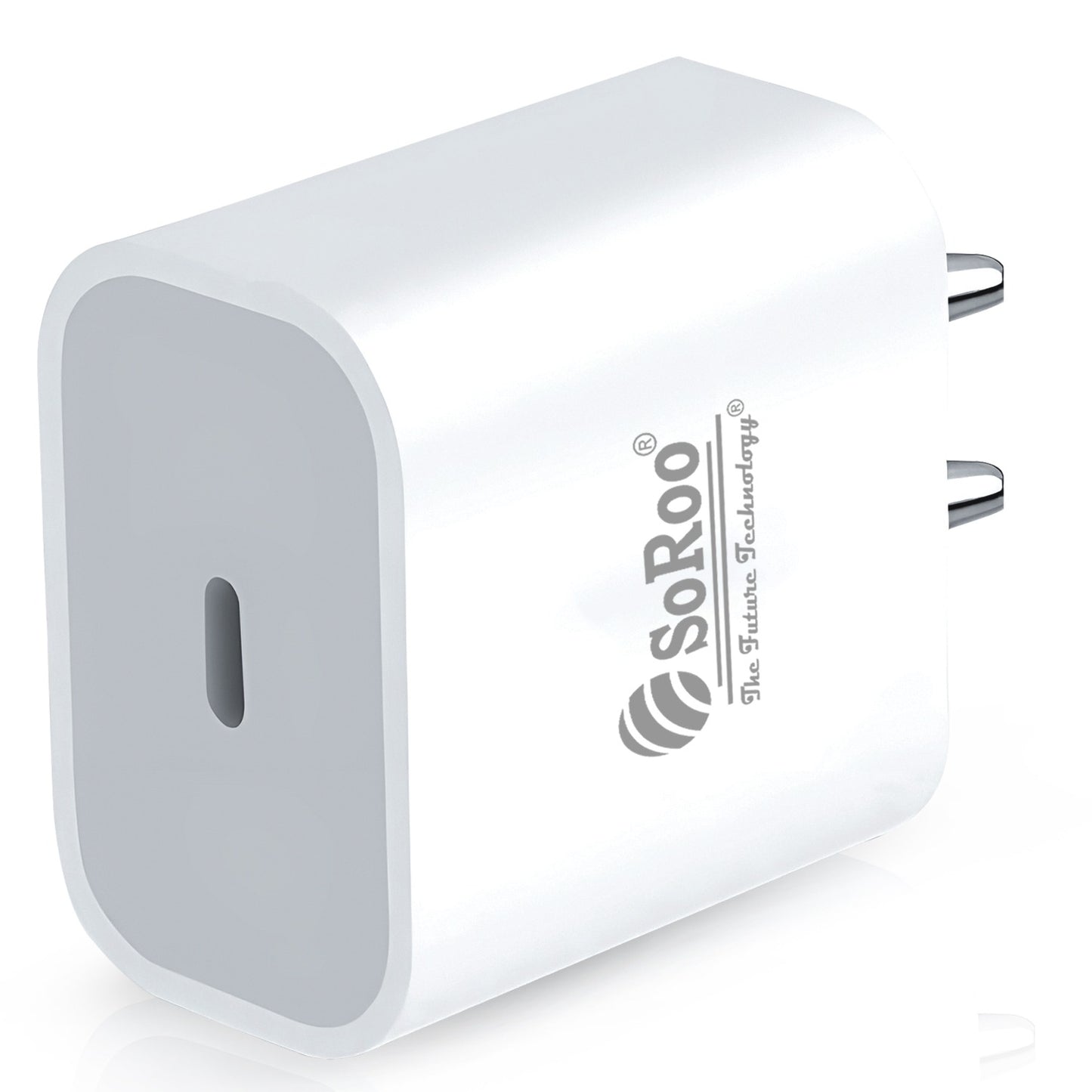 Fast Charging Power Adapter 28W for Android & iOS with Smart Protection Soroo SR-iCharge-1