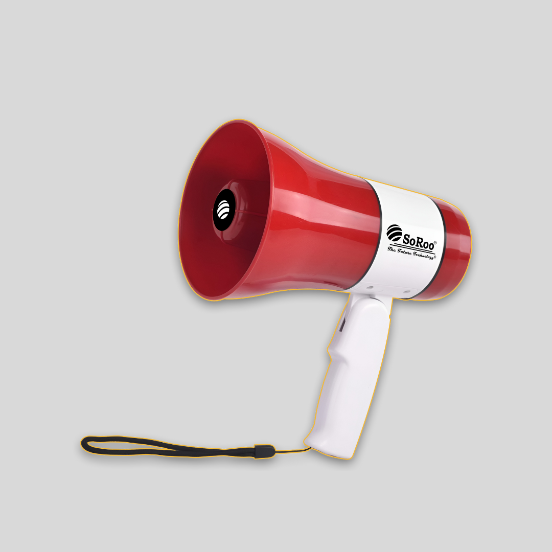 Soroo-Long Range Rechargeable 100 Watts Handheld Megaphone SR-Loud 3.0