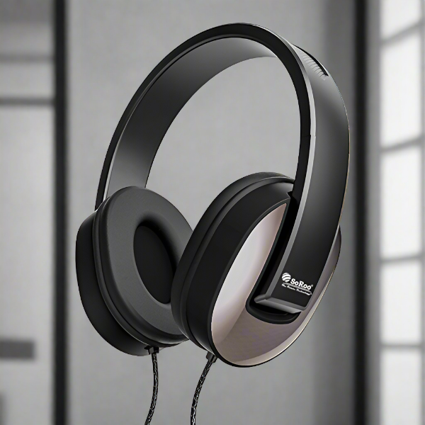 Headphone adjustable , Black in  color 