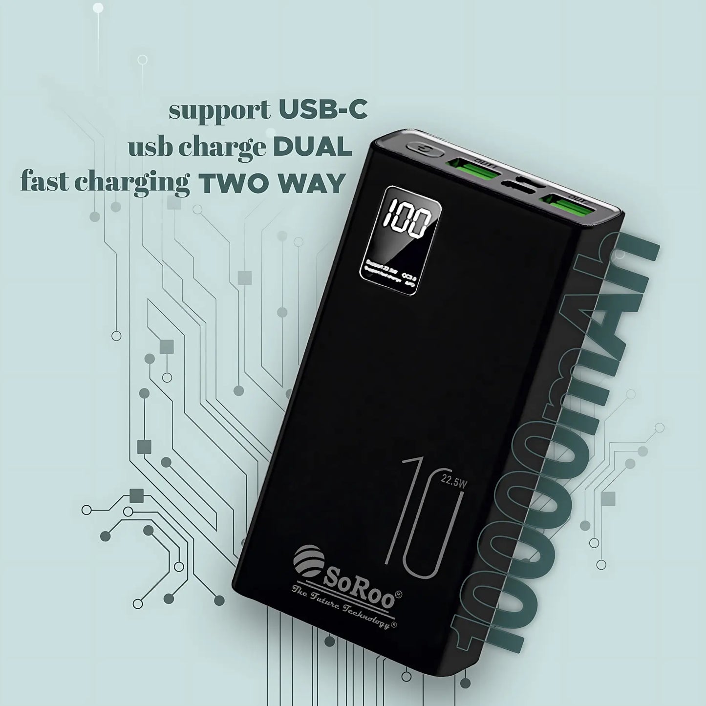 Power Bank 10000mah Pb-166 SOROO