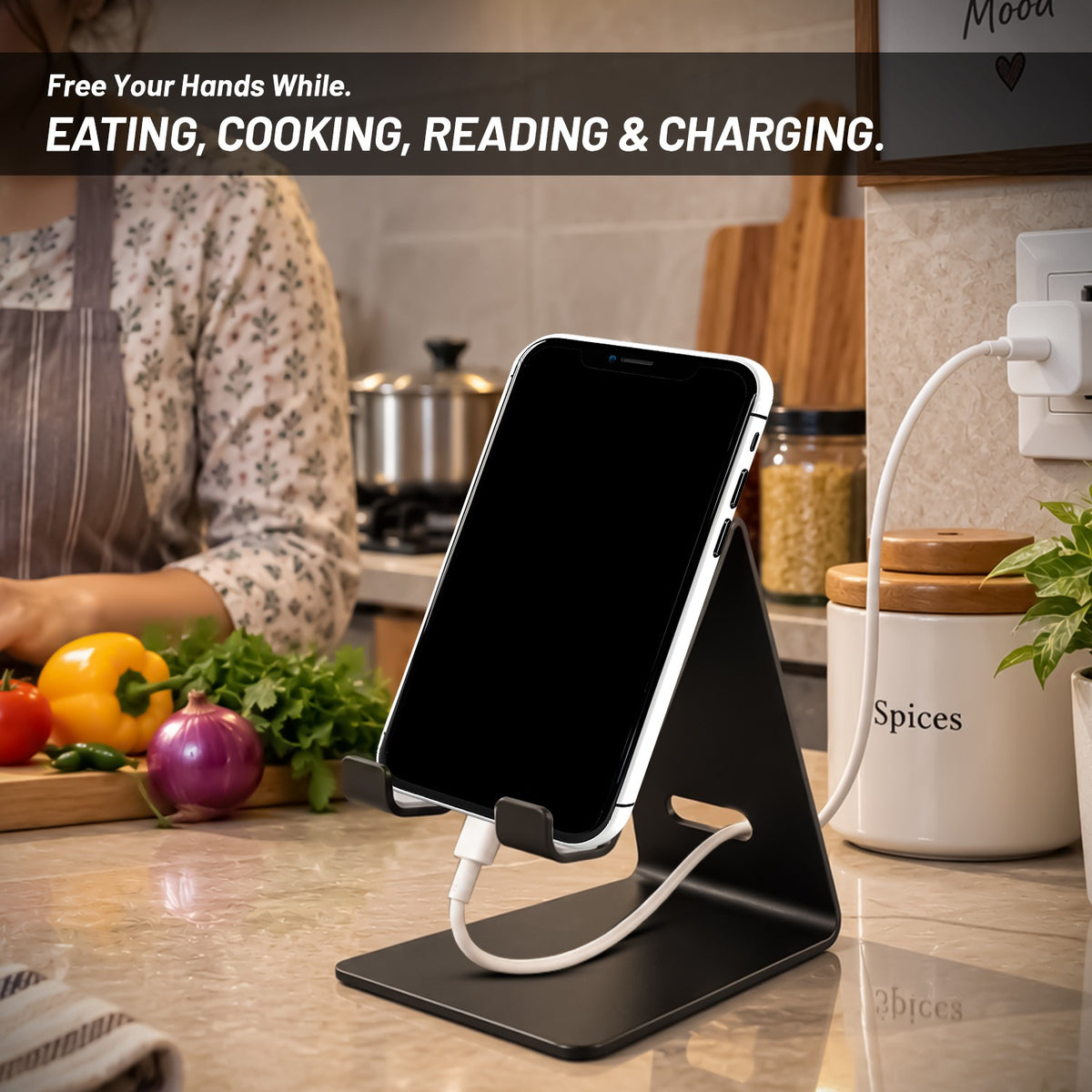 Mobile Phone Holder | Smartphone Stand & Holder | Soroo CO-P101 – Black