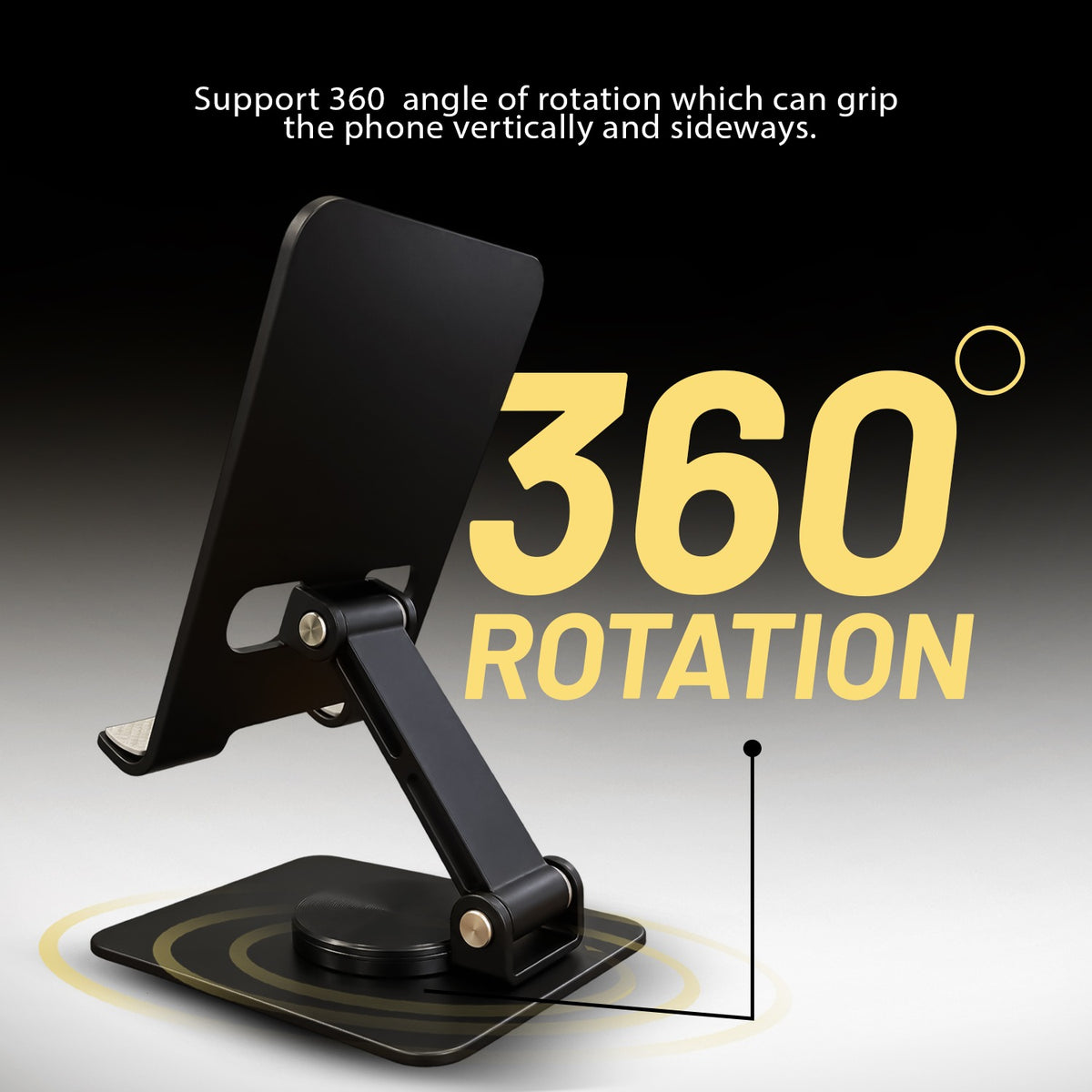 Mobile Holder | Universal Phone Holder for Smartphones | Soroo CO-P226 – Black