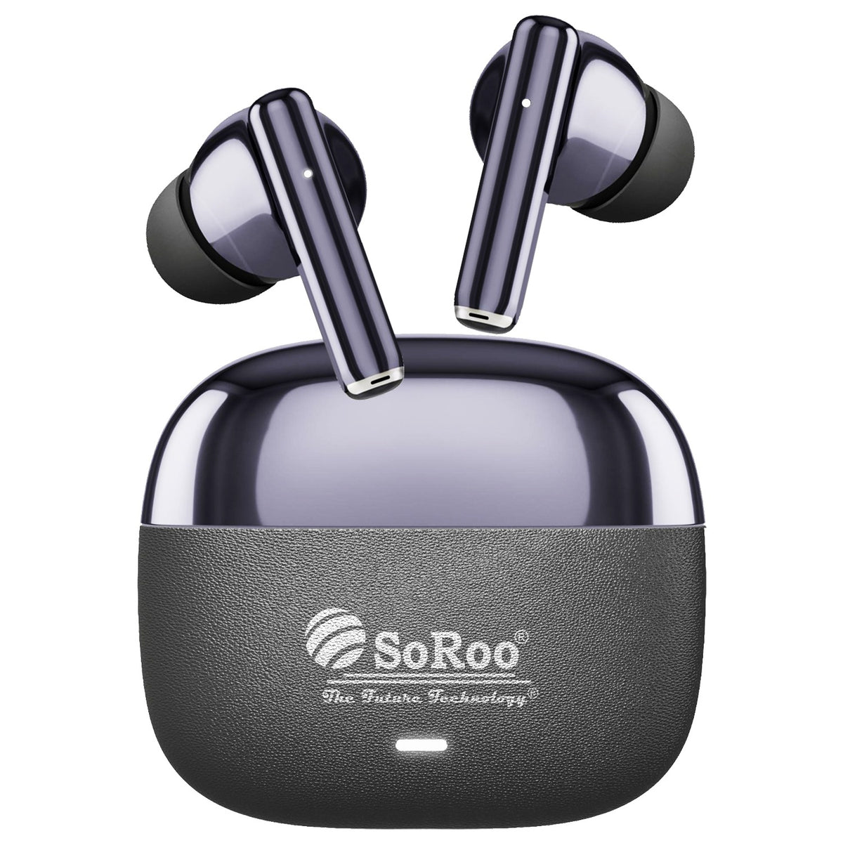 Wireless TWS Earbuds | Bluetooth Wireless Earphones | Soroo SR-BUDS42 – Black/Orange/Purple/Golden