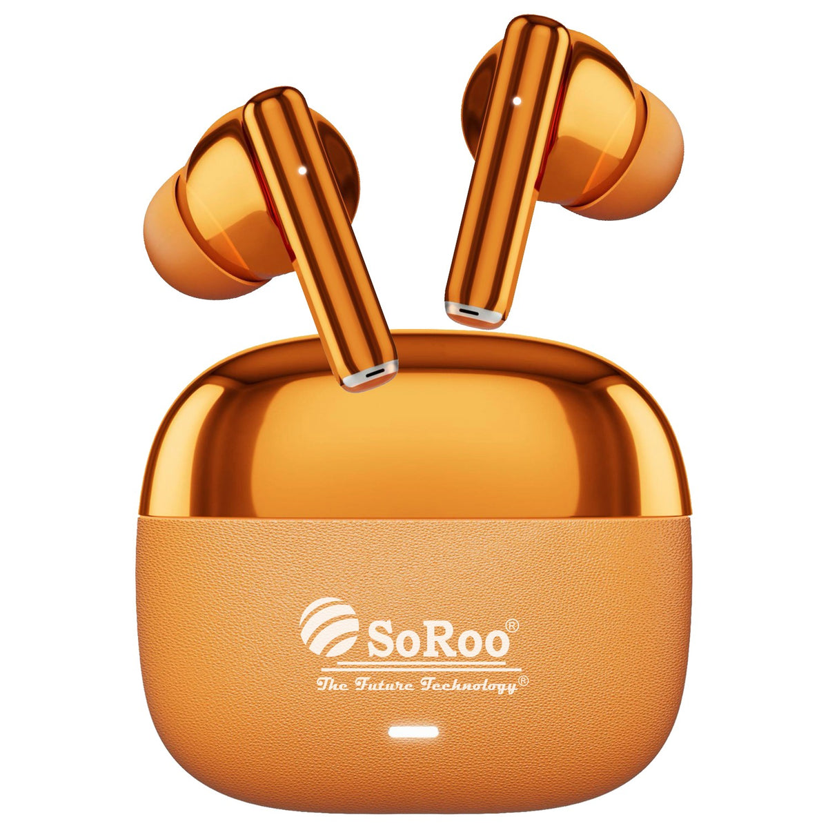 Wireless TWS Earbuds | Bluetooth Wireless Earphones | Soroo SR-BUDS42 – Black/Orange/Purple/Golden