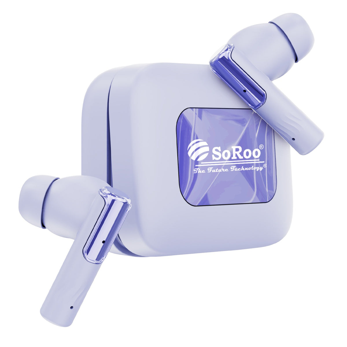 Wireless TWS Earbuds | Bluetooth Wireless Earphones | Soroo SR-BUDS44 – Purple/White/Black/Sky Blue