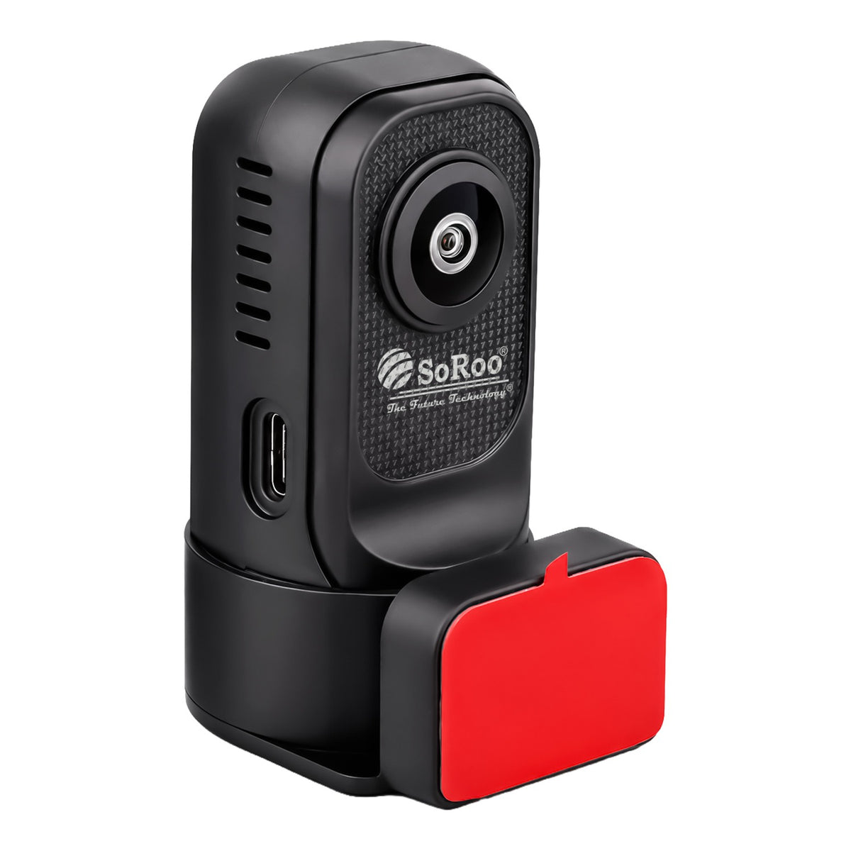 Car Dash Camera with Advanced Night Vision | Parking Monitor, Loop Recorder & 128GB Support | Soroo SR-DCAM4 – Black