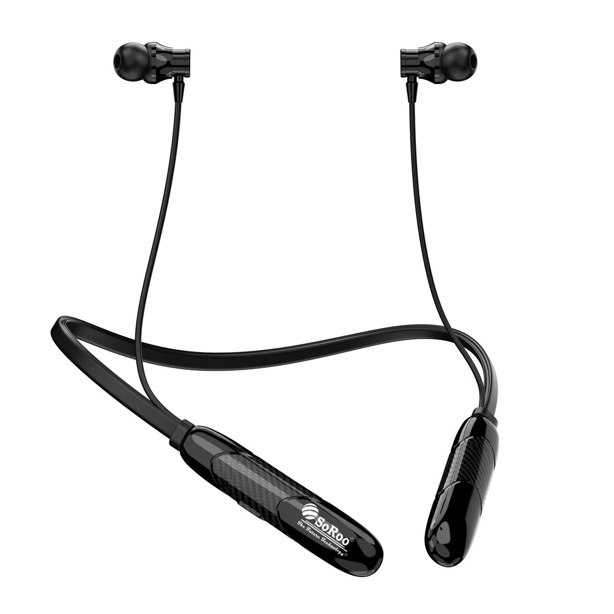 Wireless Neckband Earphones | Bluetooth Wireless Earphones | Soroo SR-IBAND58 – Black/Blue/Green