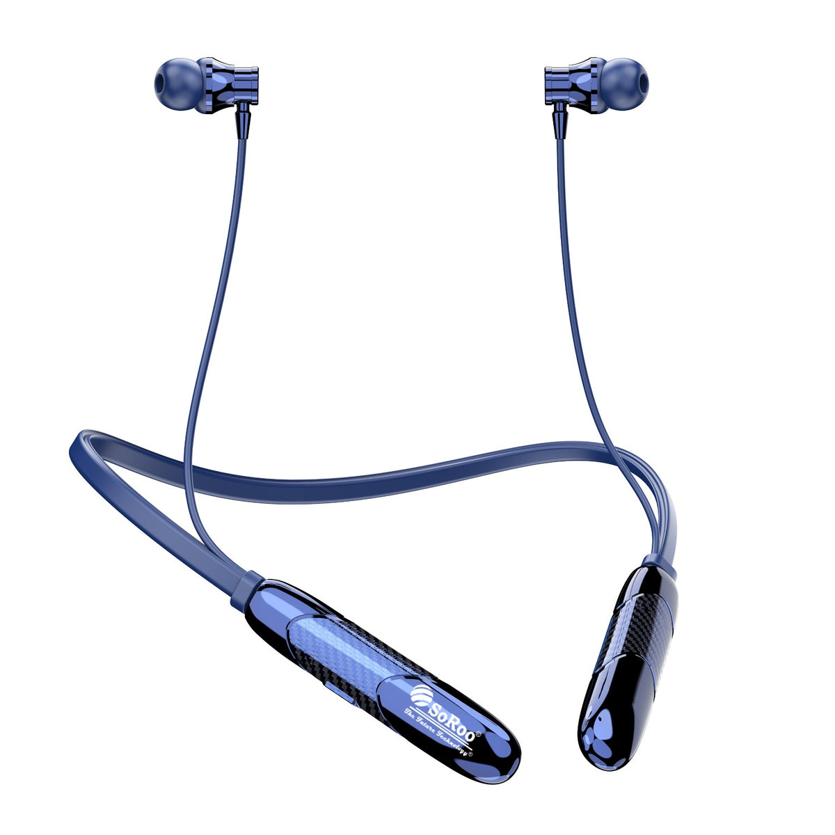 Wireless Neckband Earphones | Bluetooth Wireless Earphones | Soroo SR-IBAND58 – Black/Blue/Green