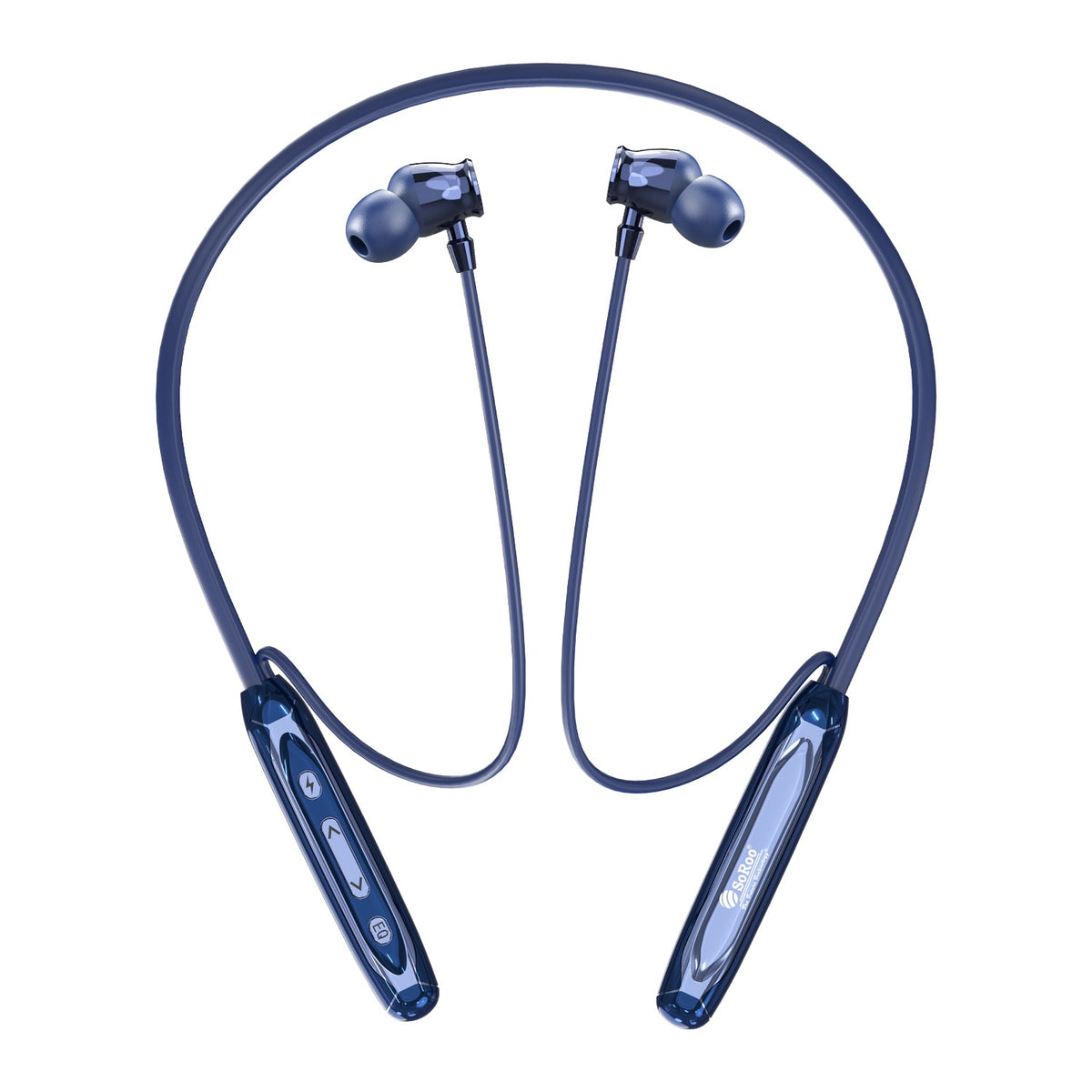 Wireless Neckband Earphones | 100+ Hours Playtime & 4 EQ Modes | Soroo SR-IBAND59 – Blue/Black/Green