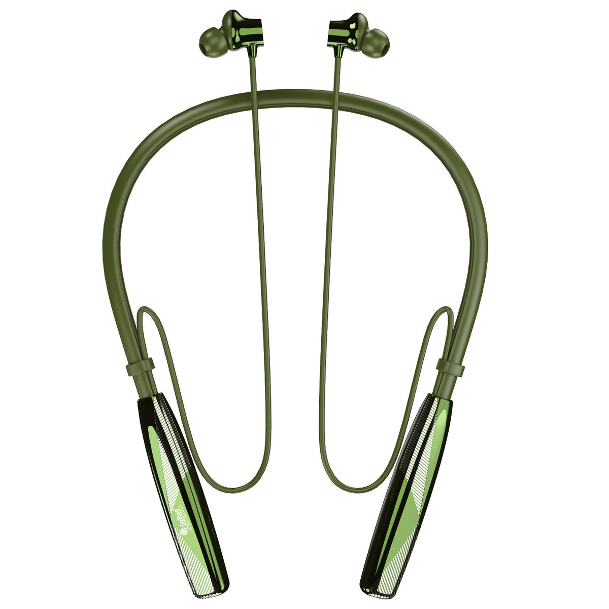 Wireless Neckband Earphones | 96+ Hours Playtime | Soroo SR-IBAND60 – Green/Blue/Black