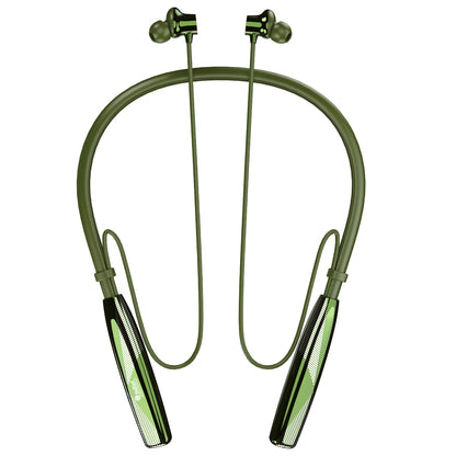 Wireless Neckband Earphones | 96+ Hours Playtime | Soroo SR-IBAND60 – Green/Blue/Black