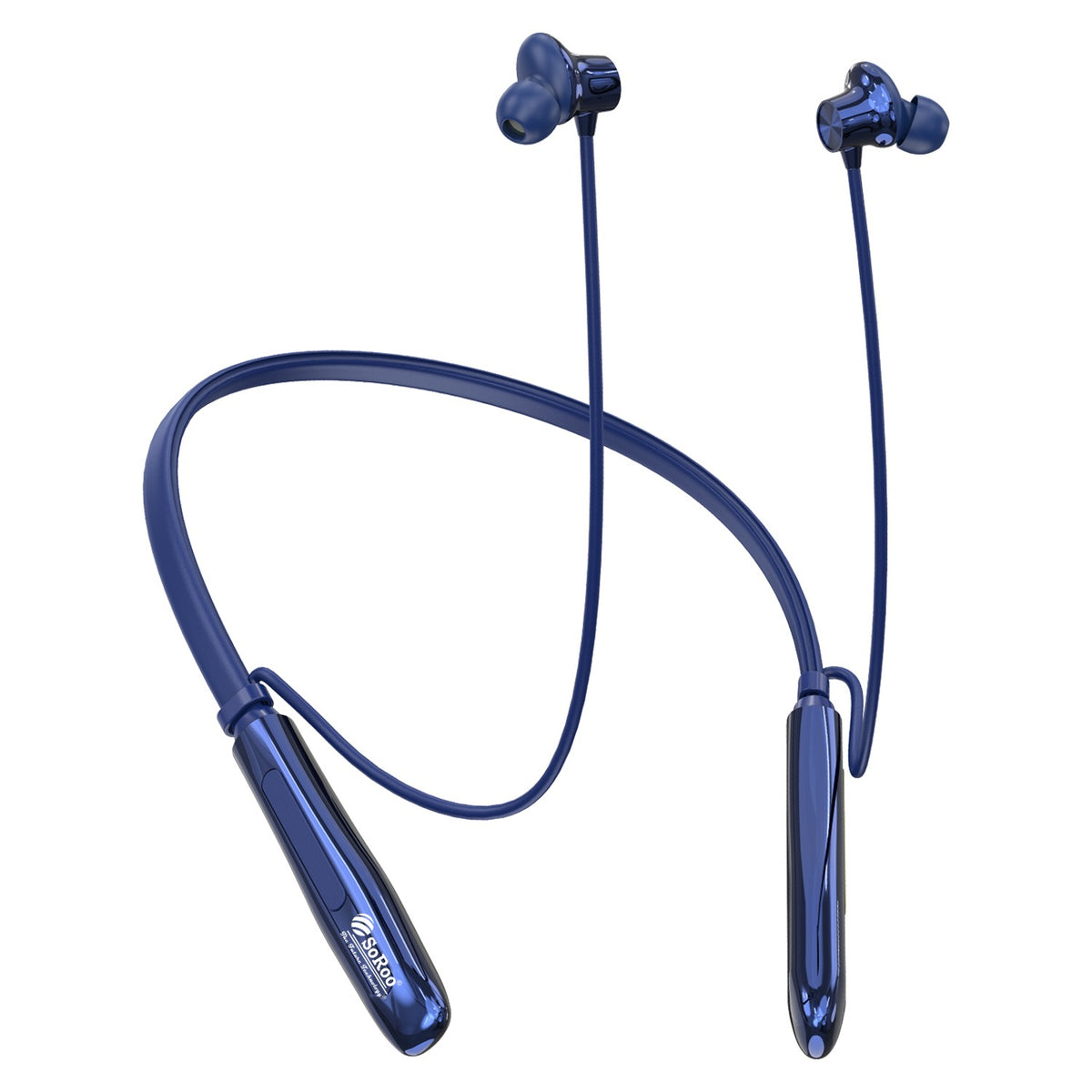 Wireless Neckband Earphones | 98+ Hours Playtime | Soroo SR-IBAND61 – Green/Blue/Black