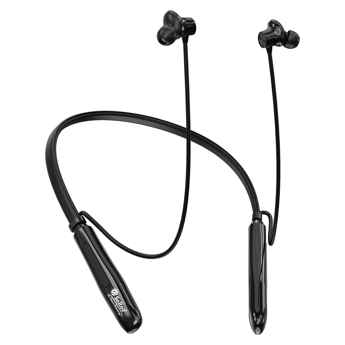 Wireless Neckband Earphones | 98+ Hours Playtime | Soroo SR-IBAND61 – Green/Blue/Black