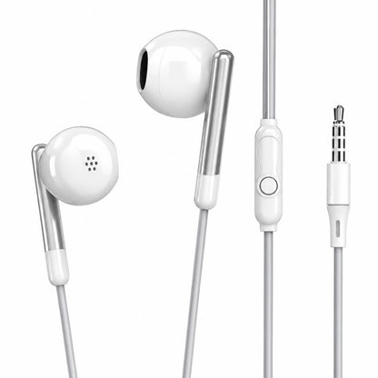 Wired Earphones with Mic | Soroo SR-X178 In-Ear Earphones – White