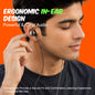 Wired Earphones with Mic | Soroo SR-X180 In-Ear Earphones – Black