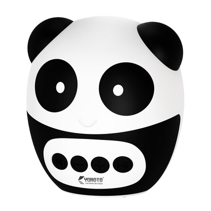 12W Wireless Bluetooth Kids Speaker | 4 Hours Playtime & Kid-Sized Panda Sound | Soroo YO-382 – Sky Blue/Pink/Black