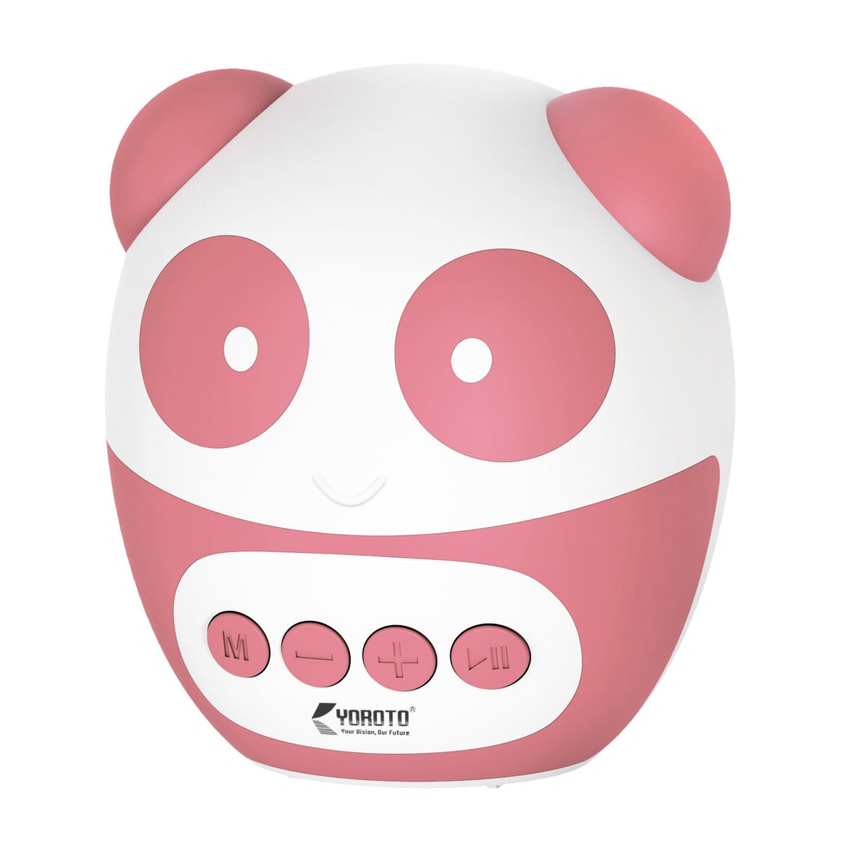 12W Wireless Bluetooth Kids Speaker | 4 Hours Playtime & Kid-Sized Panda Sound | Soroo YO-382 – Sky Blue/Pink/Black