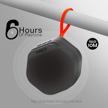 8W Wireless Bluetooth Portable Speaker | 6 Hours Playtime & TWS Mode | Soroo YO-386 – Blue/Red/Green/Black
