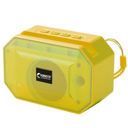 10W Wireless Bluetooth Portable Speaker | 6 Hours Playtime & TWS Mode | Soroo YO-388 – Sky Blue/Yellow/Orange/Grey