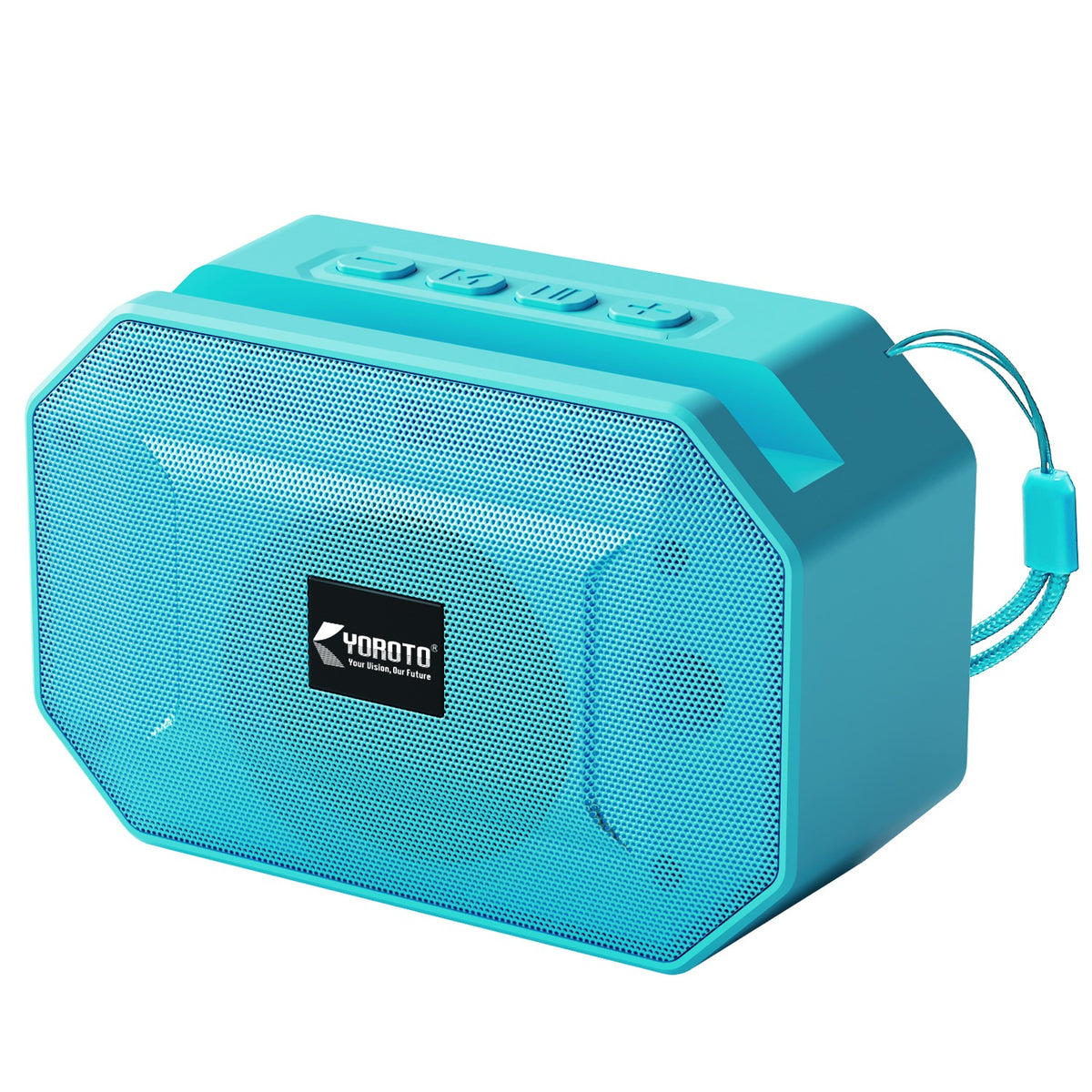 10W Wireless Bluetooth Portable Speaker | 6 Hours Playtime & TWS Mode | Soroo YO-388 – Sky Blue/Yellow/Orange/Grey