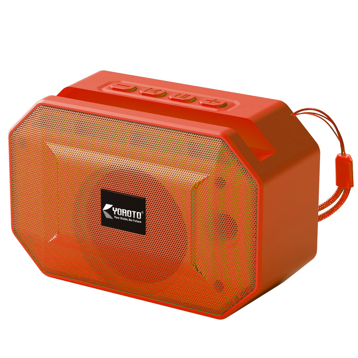 10W Wireless Bluetooth Portable Speaker | 6 Hours Playtime & TWS Mode | Soroo YO-388 – Sky Blue/Yellow/Orange/Grey