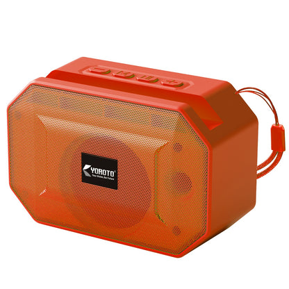10W Wireless Bluetooth Portable Speaker | 6 Hours Playtime & TWS Mode | Soroo YO-388 – Sky Blue/Yellow/Orange/Grey