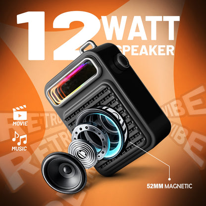 12W Wireless Bluetooth Portable Speaker | 6 Hours Playtime & TWS Mode | Soroo YO-443 – Sky Blue/Black/Beige