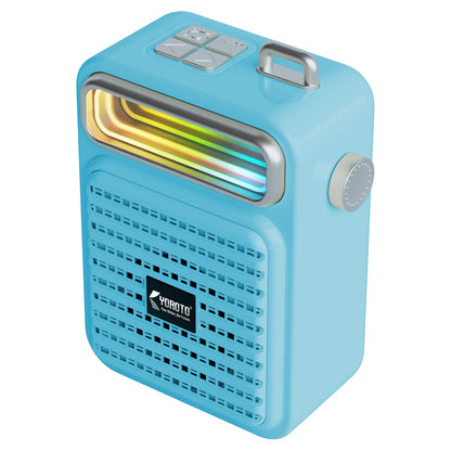 12W Wireless Bluetooth Portable Speaker | 6 Hours Playtime & TWS Mode | Soroo YO-443 – Sky Blue/Black/Beige