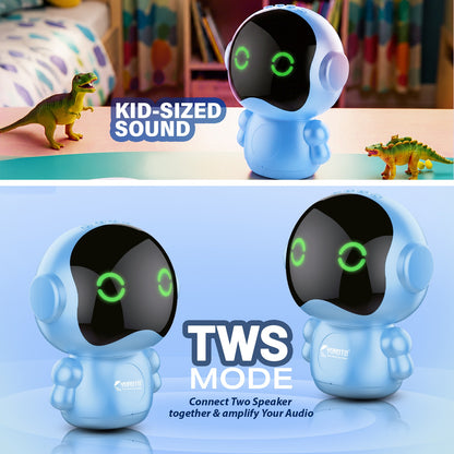 12W Wireless Bluetooth Portable Speaker | 6 Hours Playtime, Kid-Sized Sound & TWS | Soroo YO-445 – Pink/Black/Grey/Sky Blue