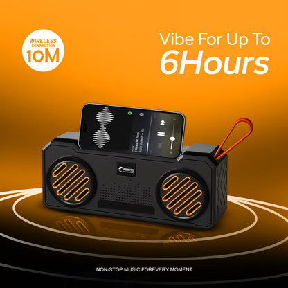 16W Wireless Bluetooth Portable Speaker | 6 Hours Playback, TWS Double Sound, FM & Bluetooth 5.4 | Soroo YO-463 – Red/Yellow/Sky Blue/Green