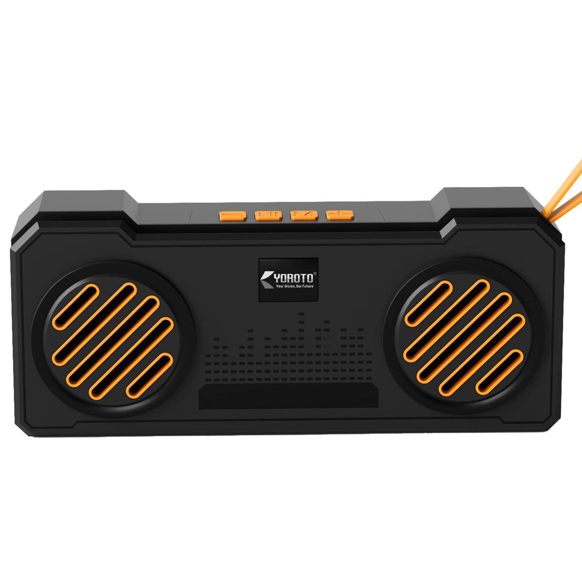 16W Wireless Bluetooth Portable Speaker | 6 Hours Playback, TWS Double Sound, FM & Bluetooth 5.4 | Soroo YO-463 – Red/Yellow/Sky Blue/Green