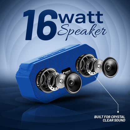 16W Wireless Bluetooth Portable Speaker | 6 Hours Playtime & TWS Mode | Soroo YO-475 – Red/Green/Blue/Black