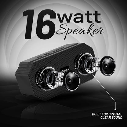 16W Wireless Bluetooth Portable Speaker | 6 Hours Playtime & TWS Mode | Soroo YO-475 – Red/Green/Blue/Black
