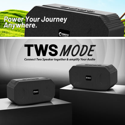 16W Wireless Bluetooth Portable Speaker | 6 Hours Playtime & TWS Mode | Soroo YO-475 – Red/Green/Blue/Black