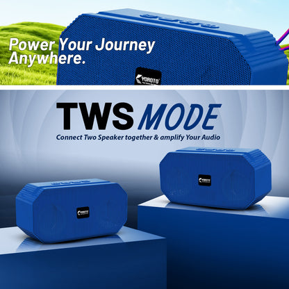 16W Wireless Bluetooth Portable Speaker | 6 Hours Playtime & TWS Mode | Soroo YO-475 – Red/Green/Blue/Black