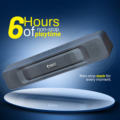 20W Wireless Bluetooth Portable Speaker | 6 Hours Playtime, FM, Bluetooth 5.4 & TWS | Soroo YO-SP23 – Blue/Black/Beige