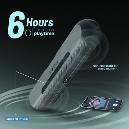 20W Wireless Bluetooth Portable Speaker | 6 Hours Playtime & TWS Mode | Soroo YO-SP29 – Black/Grey/Sage Green/Sky Blue