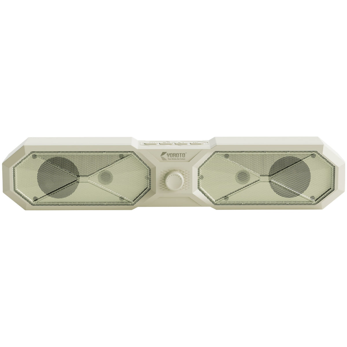 20W Wireless Bluetooth Party Speaker | 6 Hours Playtime, TWS & Multi-Function Switches | Soroo YO-SP44 – Grey/Black/Off White/Sky Blue