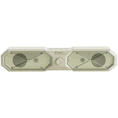 20W Wireless Bluetooth Party Speaker | 6 Hours Playtime, TWS & Multi-Function Switches | Soroo YO-SP44 – Grey/Black/Off White/Sky Blue