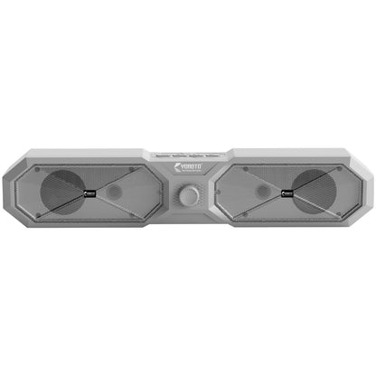 20W Wireless Bluetooth Party Speaker | 6 Hours Playtime, TWS & Multi-Function Switches | Soroo YO-SP44 – Grey/Black/Off White/Sky Blue