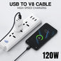 V8 Micro USB Cable | Fast Charging & Data Sync | Soroo SR-DT09V8 – Grey