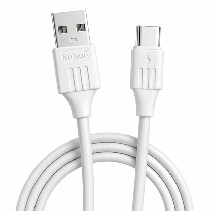 32W Fast Charging Data Cable | Charging & Data Sync Cable | Soroo SR-DTRED2.0 – White
