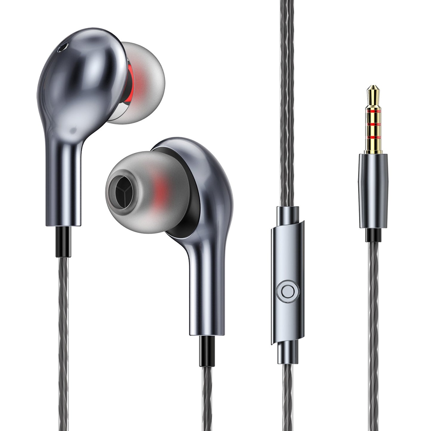 Wired Earphones 13mm Dynamic Driver Hi-Fi Bass Sound Mic Control Type-C In-Ear Earphones SOROO SR-X193