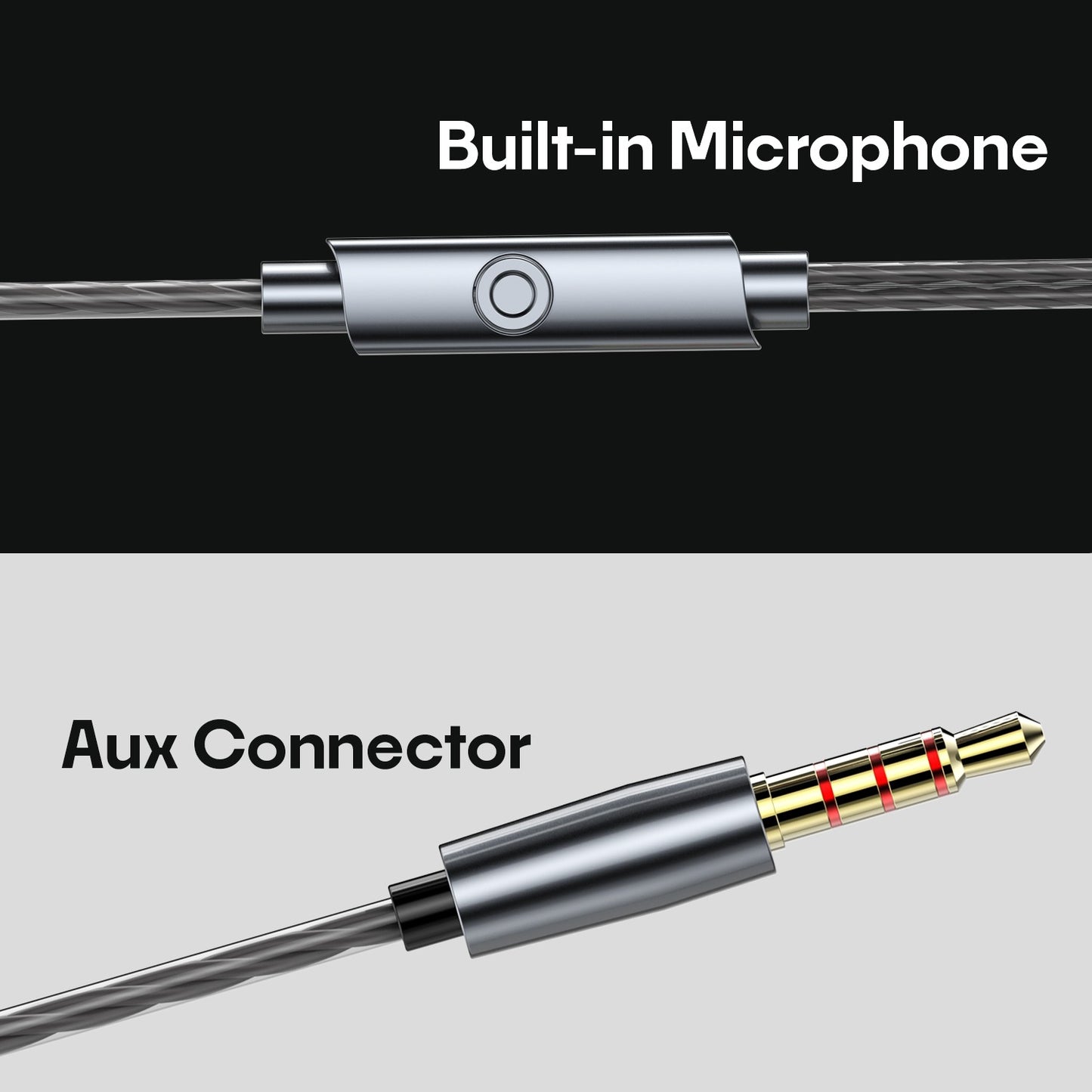 Wired Earphones 13mm Dynamic Driver Hi-Fi Bass Sound Mic Control Type-C In-Ear Earphones SOROO SR-X193