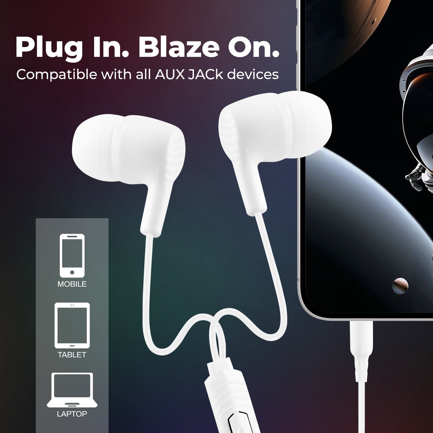 Wired Type-C Magnetic Earphone with Mic High Bass Stereo Sound Black SoRoo A-57