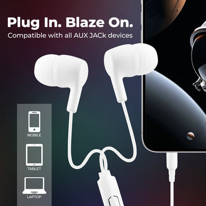 Wired Type-C Magnetic Earphone with Mic High Bass Stereo Sound Black SoRoo A-57
