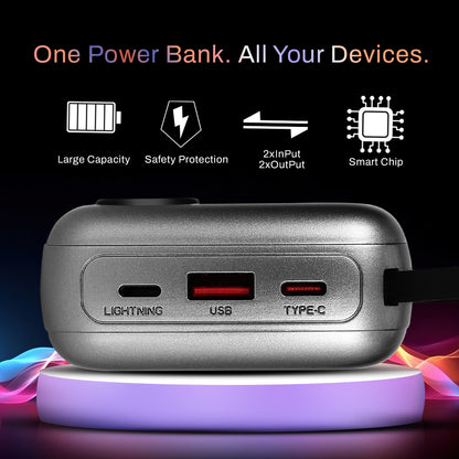 Power Bank Fast Charging 66W 10000mAh SoRoo Future PB194 Golden