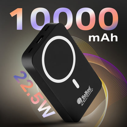 Power Bank Fast Charging 22.5W 10000mAh SoRoo PB190 Black