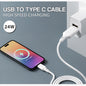 USB to Type-C Data Cable | 24W Fast Charging, 1.2m Length SoRoo SR-DT-RED-TC White