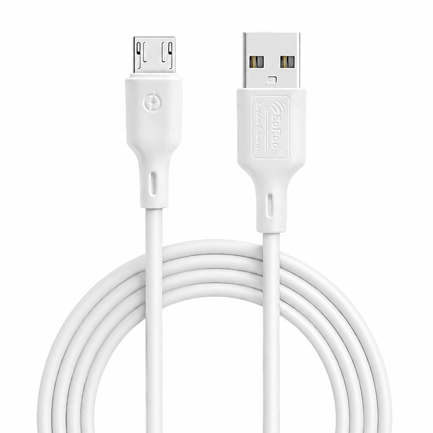 USB to V8 Data Cable | 22W Fast Charging & High-Speed Data Transfer SoRoo SR-DT-RED-V8 White